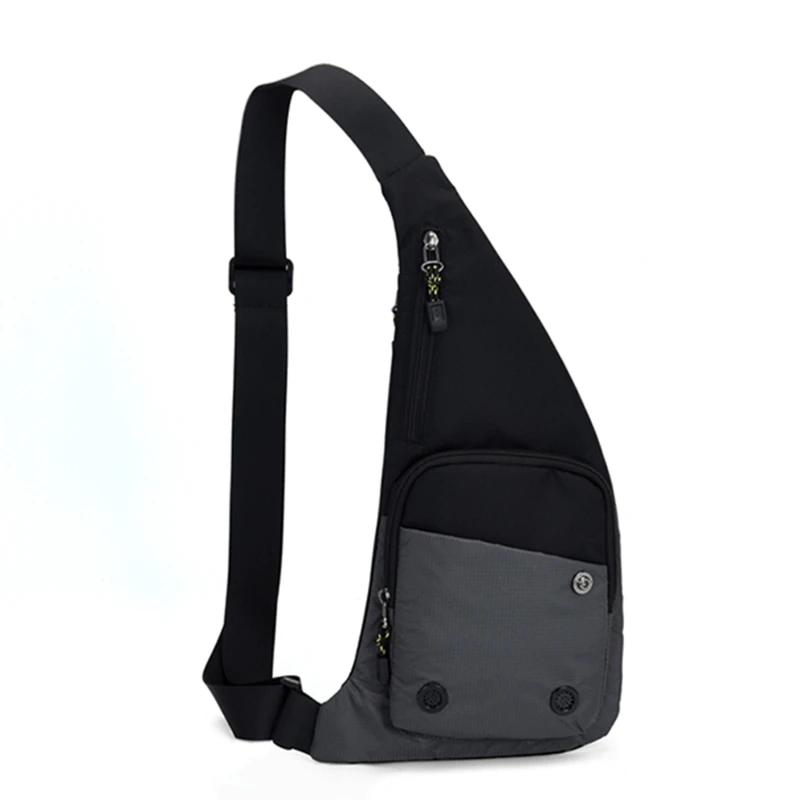 

Men's New Trendy Casual Shoulder Bag Leisure Travel Sports Outdoor Pack Messenger Crossbody Sling Chest Bag Pack For Male Female