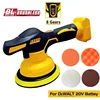 Fit for DeWALT 20V Battery Electric Car Polisher 8 Gears Cordless Auto Polishing Machine Waxing Sanding Sealing Power Tools 1