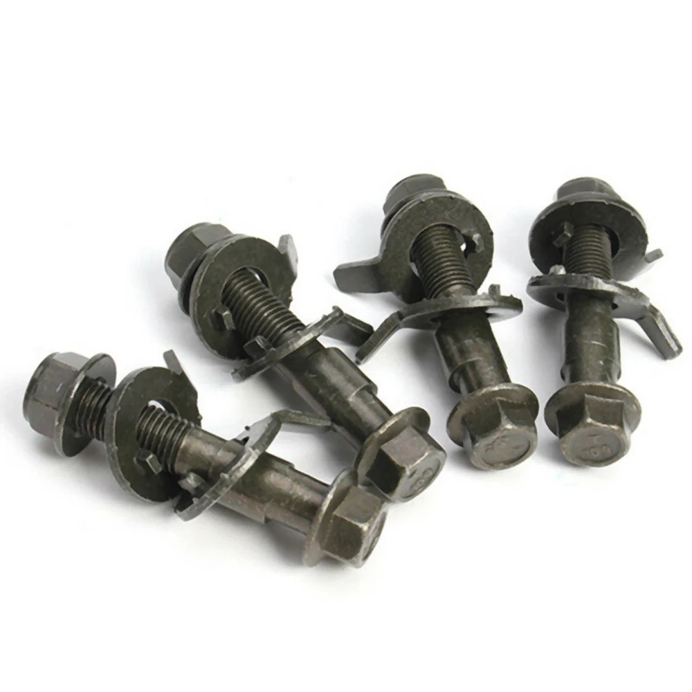 Candeon Cam Bolt-4 stks 14mm Voertuigen Staal Vier Wiel Uitlijning Verstelbare Camber Kit Cam Bolt