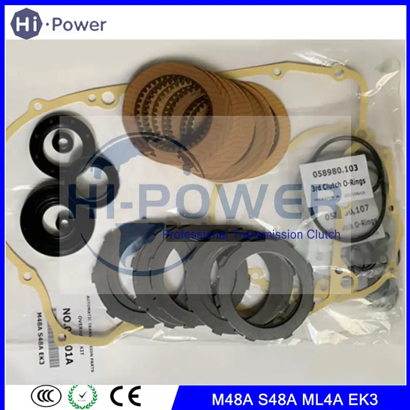 

M48A S48A ML4A EK3 Automatic Transmission Repair Friction Kit Steel Plate for Honda Civic Clutch Disc