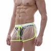 CLEVER-MENMODE Men Beach Shorts Swimwear Transparent Sexy Quick Dry Waterproof Trunks Board Shorts Man Bathing Suits Swim Boxers 4