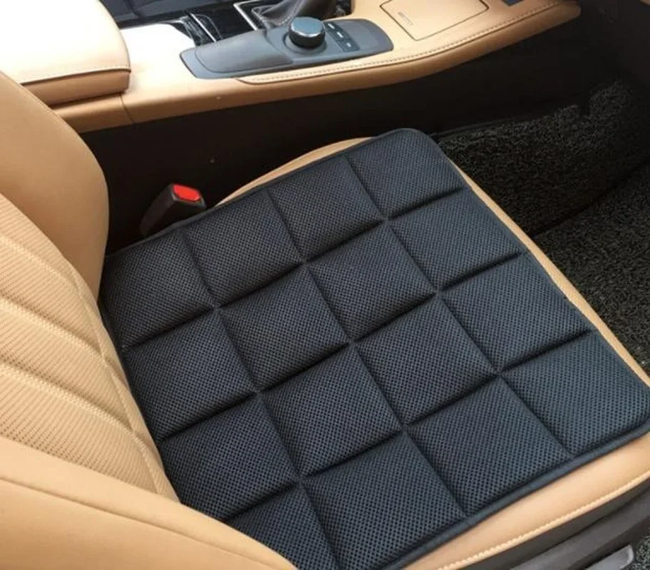 사무실 의자 자동차 좌석 쿠션 단색 사각형 통기성 메쉬 패브릭 대나무 편안한 ..