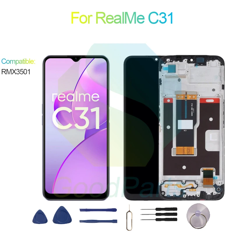 

Сменный сенсорный ЖК-дисплей 1600*720 RMX3501 C31 для RealMe C31