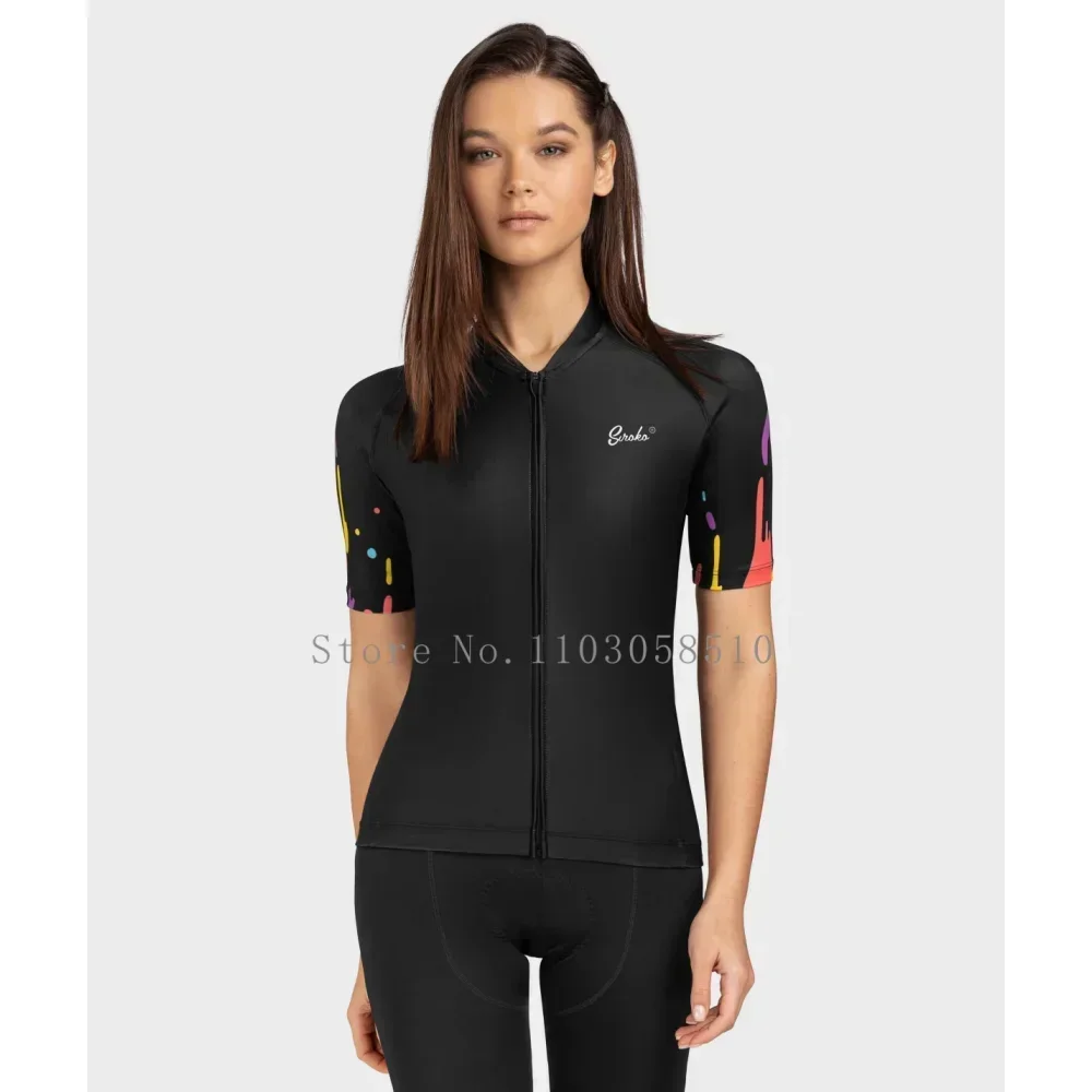 SIROKO WOMEN Cycling Jersey MTB Road Bike Cycling Jersey Short Sleeve Maillot Ciclismo Hombre High Quality Bicycle Clothing