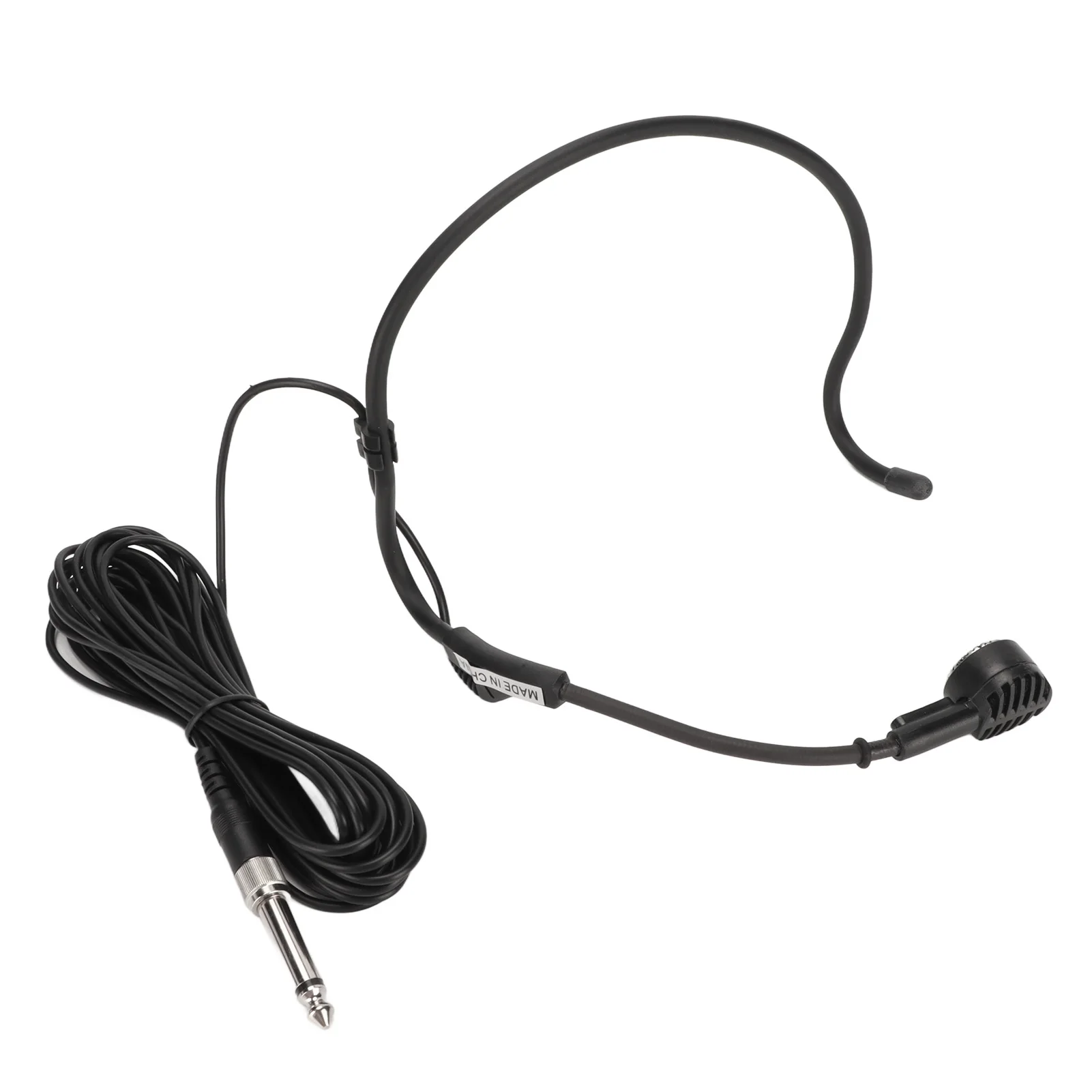 Description Picture 5 of itemHeadworn Microphone 16.4ft Length Wired Lightweight 6.35mm Jack Earhook Microphone for Teaching for Men for Karaoke Speakers