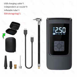 Portable Wireless Air Compressor & Tire Inflator with LCD Display (Powered Bag)
