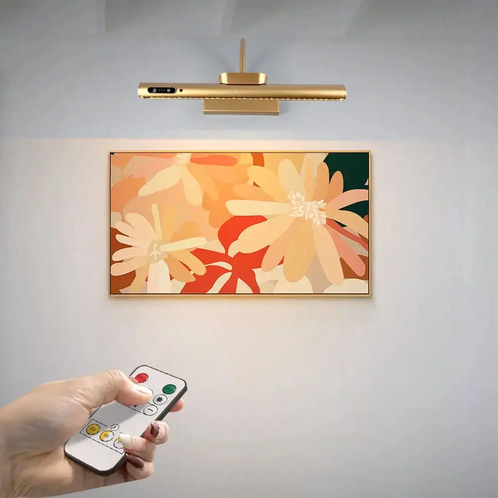 Wall Lamp Painting Picture Light With Remote 4000mAh Rechargeable