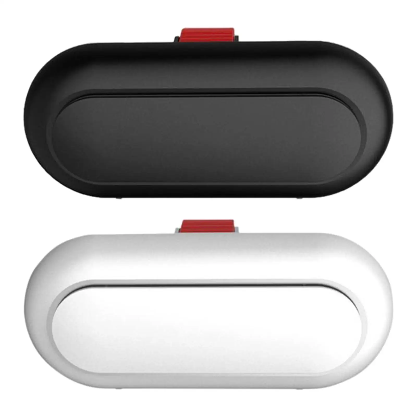 Car Interior Glasses Case Built in Plush Protection Electroplating Clip