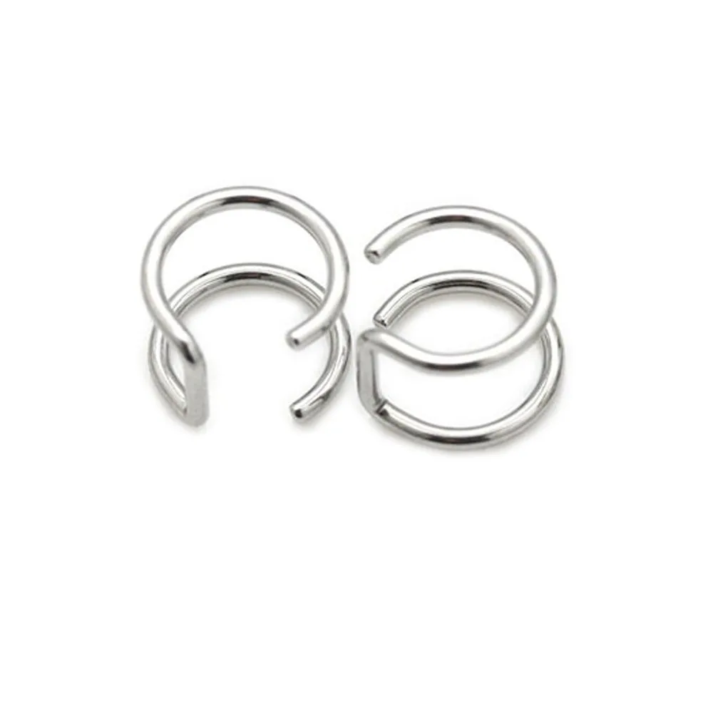 Women Lips Rings 2pcs Piercing Jewelry