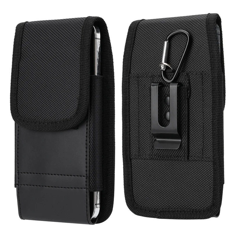 Phone Pouch For Samsung S23 Ultra 5G Leather Phone Case For Galaxy S23 Plus S21 S20 S22 Ultra S9 S8 S7 Flip Waist Card Belt Bag