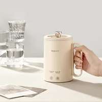 Portable Mini Travel Boiling Water Cup Tea Making Mini Timer Electric Kettle Electric Stew Cup Automatic Electric Boiling Cup 2