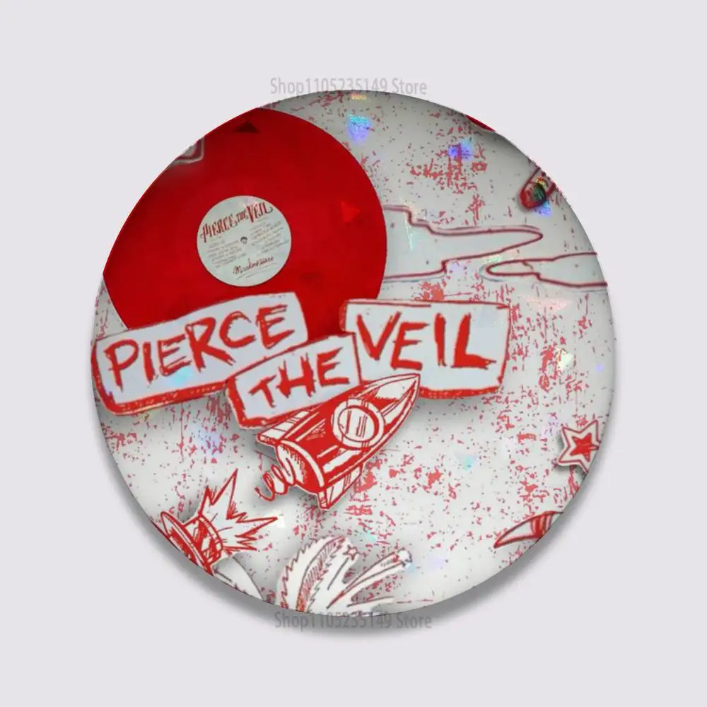 Handmade Pierce The Veil Music Pins - Round Brooch Badge for Backpacks, Clothes, and Jewelry Gifts