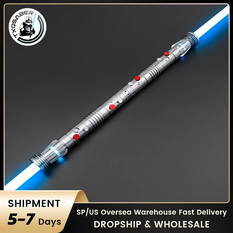 Txqsaber Neo Pixel Lightsaber Darth Maul Se Weathered Heavy Dueling Manico In Metallo Spada Nuovo Arrivo Spada Laser Jedi