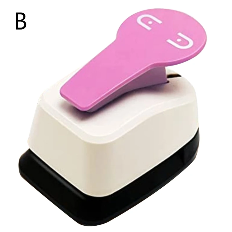 

DIY Embossing Paper Hole Cutter Paper Cutting Tool Plastic Material for Earring F0S4