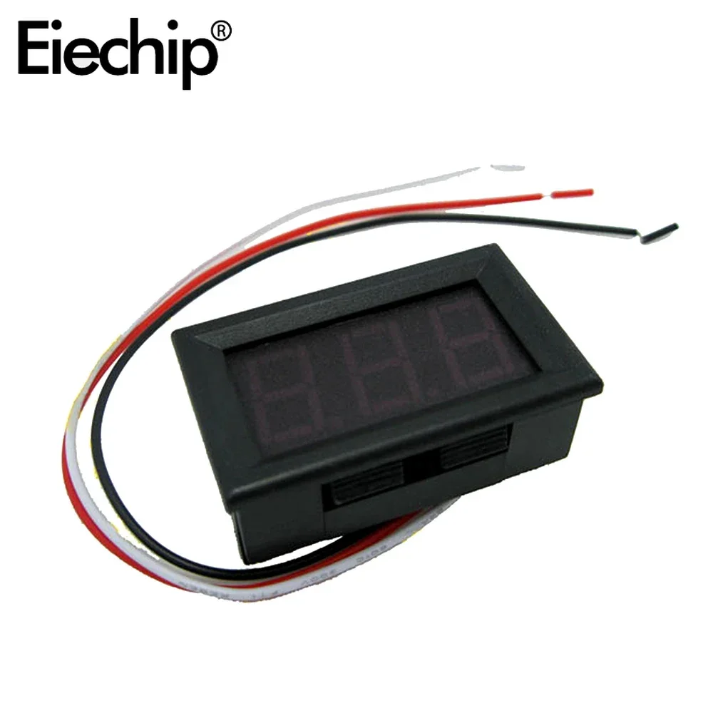 Roadoor Voltmetro Digitale LED DC 4.5V-30V, Mini Impermeabile Rosso, Per Auto Moto E Camper - 5