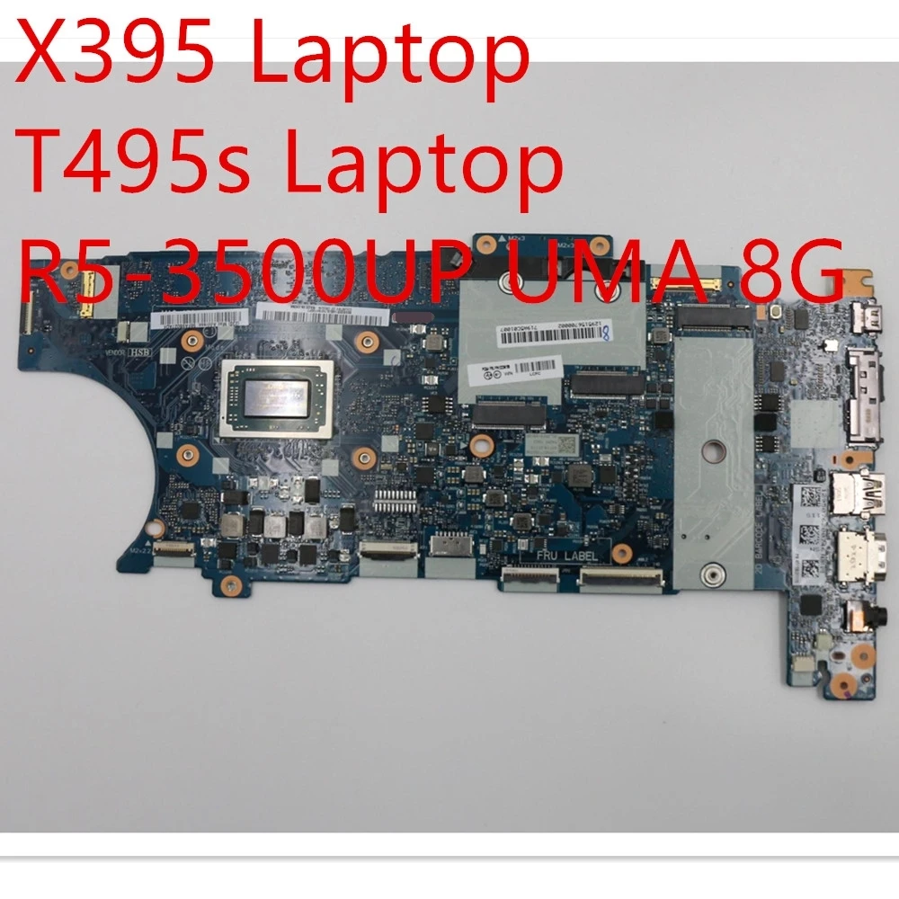 

Материнская плата для ноутбука Lenovo ThinkPad X395/T495s, системная плата R5-3500U UMA 8G 02DM189