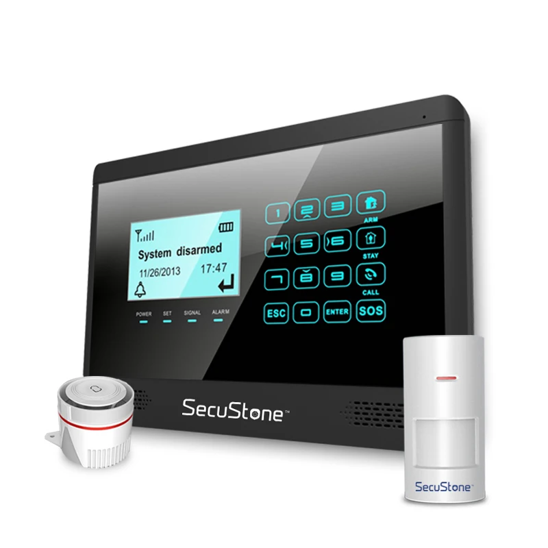 

4G Alarm Wifi home alarm systems wifi gsm intruder Security Alarm System TFT display support alexa and google IFTTT