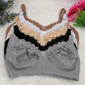 Wire free bra 100D 100C 95D 95C 90D 90C 85D 85C 80D 80C 75D 75C plus size sexy lingerie bra for women push up bras unlined C31 1
