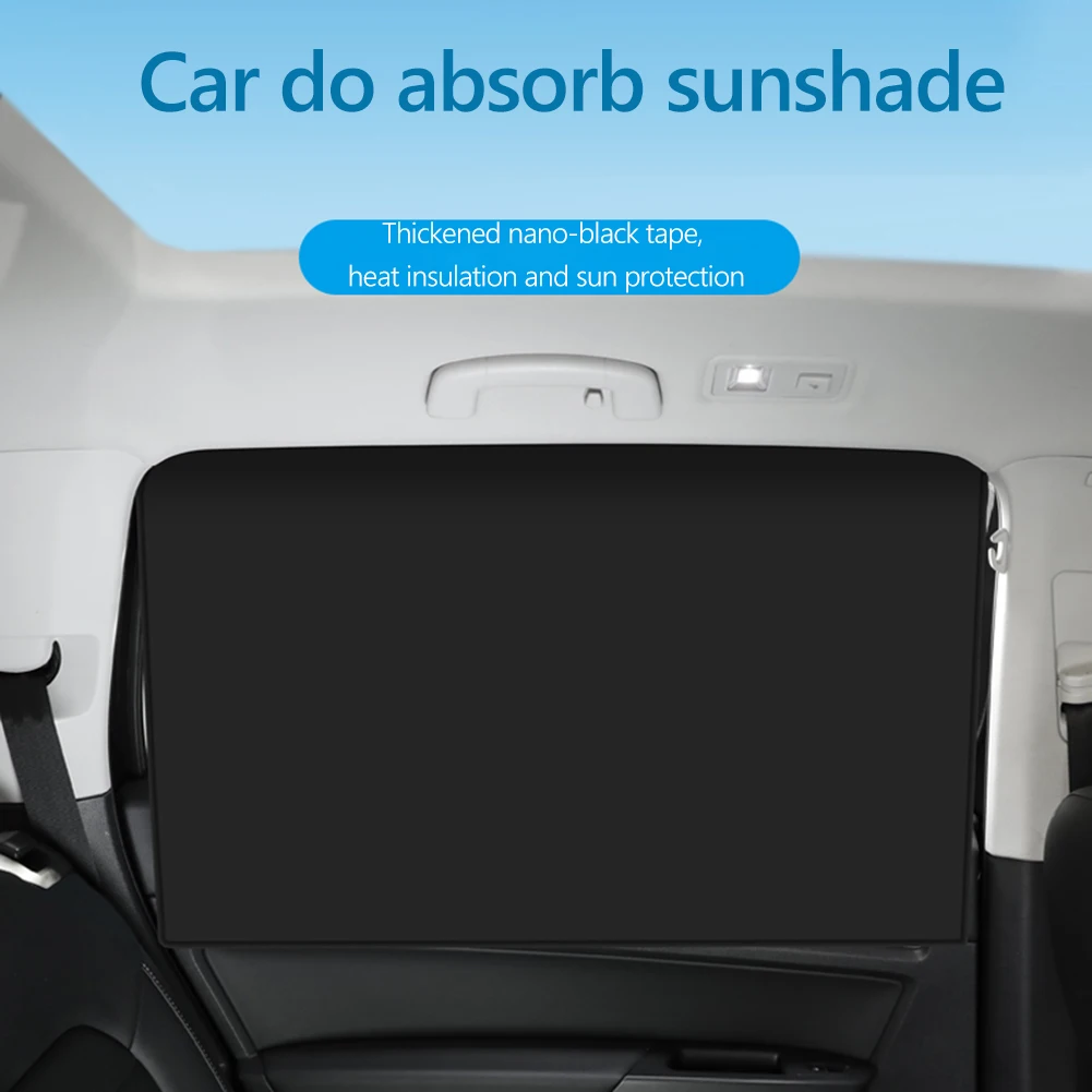 Black Car Side Window Shades Summer Heat Insulation