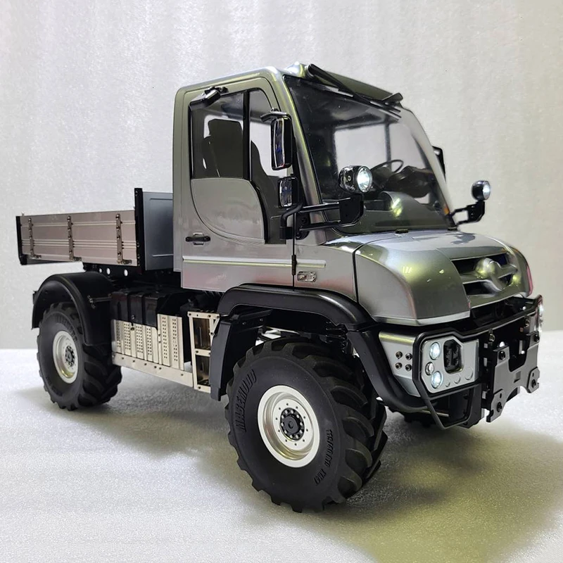 RC 1/10 Climbing Car U423 Full Metal Frame CNC Rear Bucket Injection Molding Head Can Highly Simulate Sound and Light RTR 6