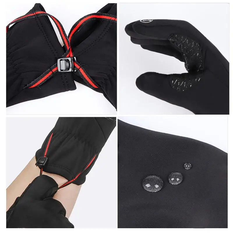 Winter Heated Gloves For Women Waterproof USB Heating Electric Gloves Anti Slip Screen Touchable Outdoor Skiing Cycling Sports - 5
