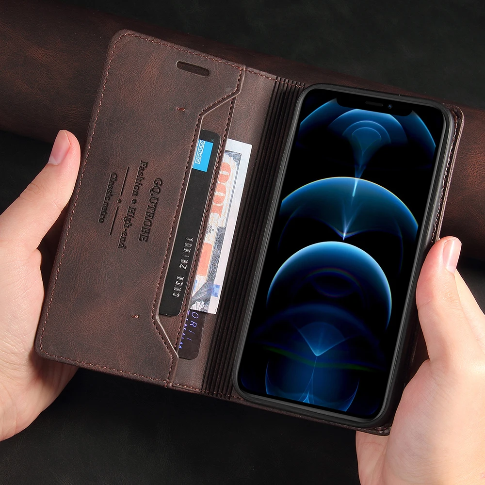 Premium RFID Blocking Leather Wallet Case - Card Protect Wallet Cover