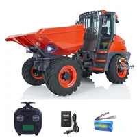 LESU 6MDX RC Hydraulic Dumper Model 1/14 RTR Radio Control Truck Loader Construction Vehicle Light Sound Battery RC Toy THZH1397 1