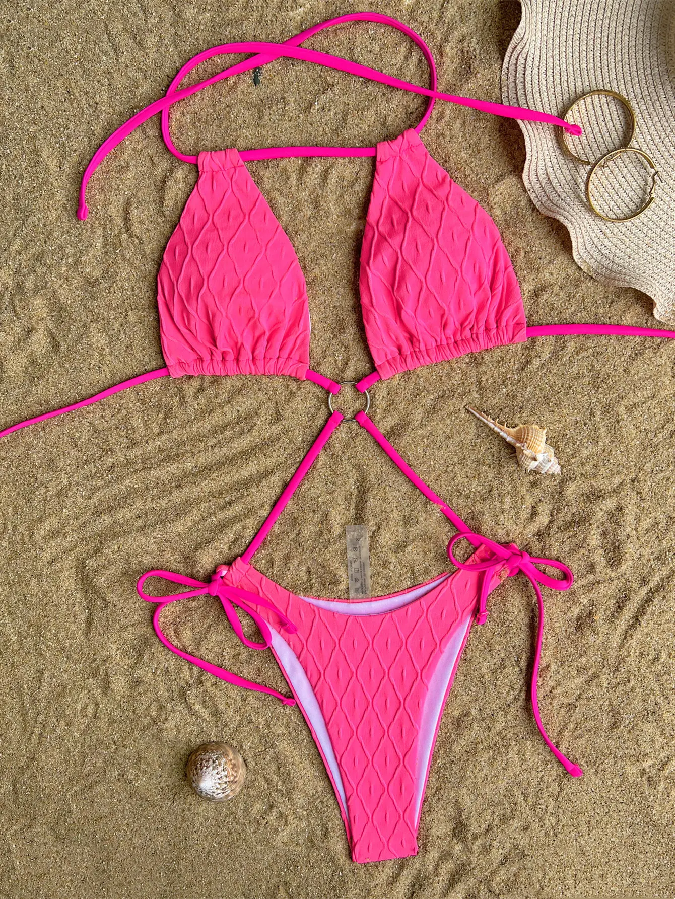 Bandeau Bikini Swimsuit Women 2PCS Swimwear Thong Bikinis Sets Female Bathing Suit Push Up Monokini Beach Wear Biquini
