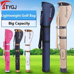 TTYGJ Lightweight Golf Bags Large Capacity Portable Golf Gun Bags with Shoulder Strap Stand Package Can Put 6-7 Clubs