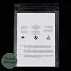 100Pcs Clothing English Warning Words Plastic Bags Transparent Self-adhesive Reclosable Clear Gift Clothes Jewelry Packaging Bag 3