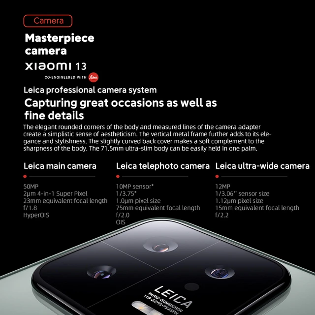 Global Version Xiaomi Mi 13 Lite 5G Snapdragon 7 Gen 1 NFC 50MP Main Camera  120Hz AMOLED Display 67W Turbo Charging - AliExpress