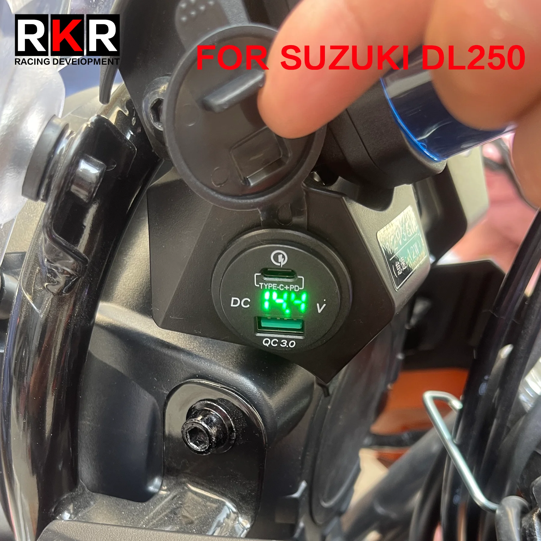 Cargador USB Dual Para Motocicleta, Adaptador De C... – Grandado