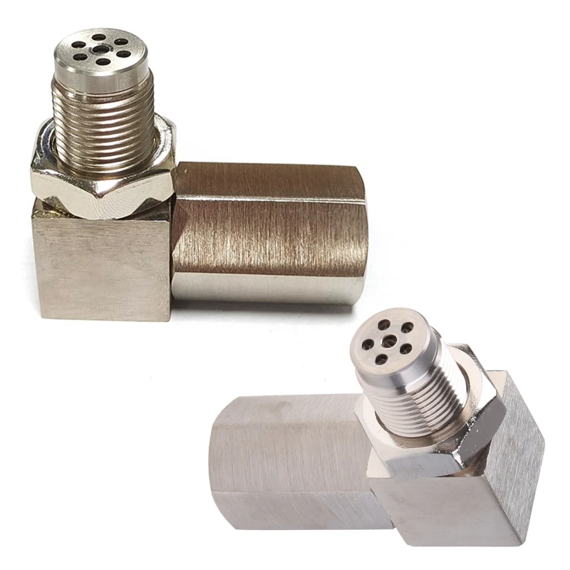 594e O2 Sensor Adapter 90 Degree Mini Catalyst Converter Spacer For