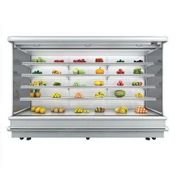 Commercial Multi-deck Open Display Chiller/ Showcase Refrigerator/ Supermarket Fridge Refrigerator Display Cooler Customized Ce