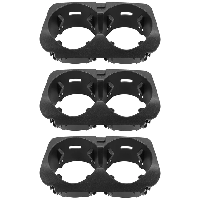 3X Car Center Console Water Cup Holder Insert Frame For Mercedes