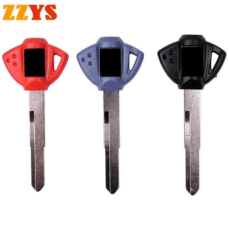 1pc Universal Single Right Key Embryo Blank Handle For Suzuki GSX600 GSR750 GSX750 GSXR600 GSXR750 GSXR1000 GSXR1300 SV650 DL650 motorcycle blank key