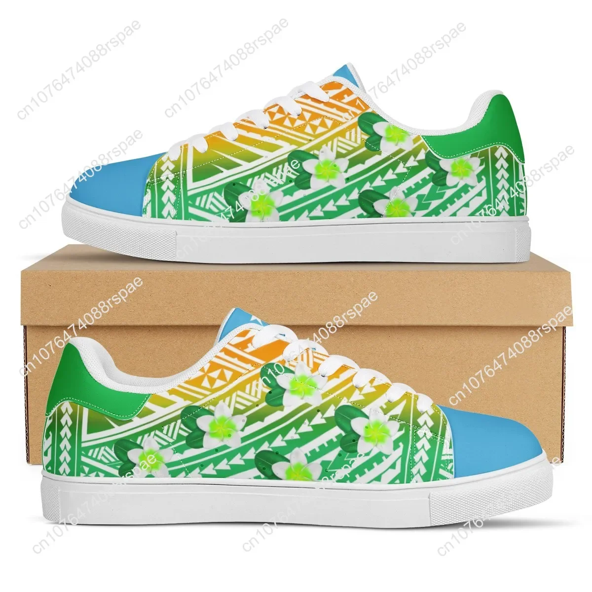 Hot Sales White Flat Sneaker America Polynesian Tribal Print Custom Man Comfort Walking Sport Shoes Women Running Shoes