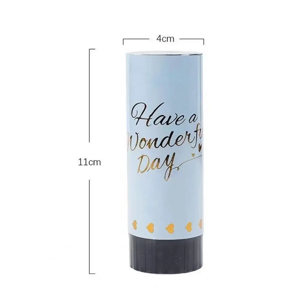 Festive Confetti Cannon Air Compressed Poppers Bridal Wedding Confetti Tube Birthday Party Christmas Decor Supplies