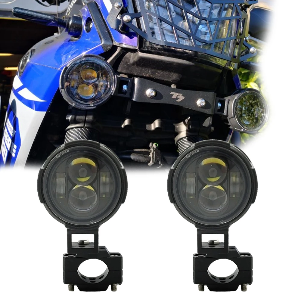 Moto Faro Fendinebbia Led Ausiliario Luce Di Guida Per Honda-Kawasaki-Suzuki Bmw-R1200Gs F800Gs F700Gs Moto Fendinebbia