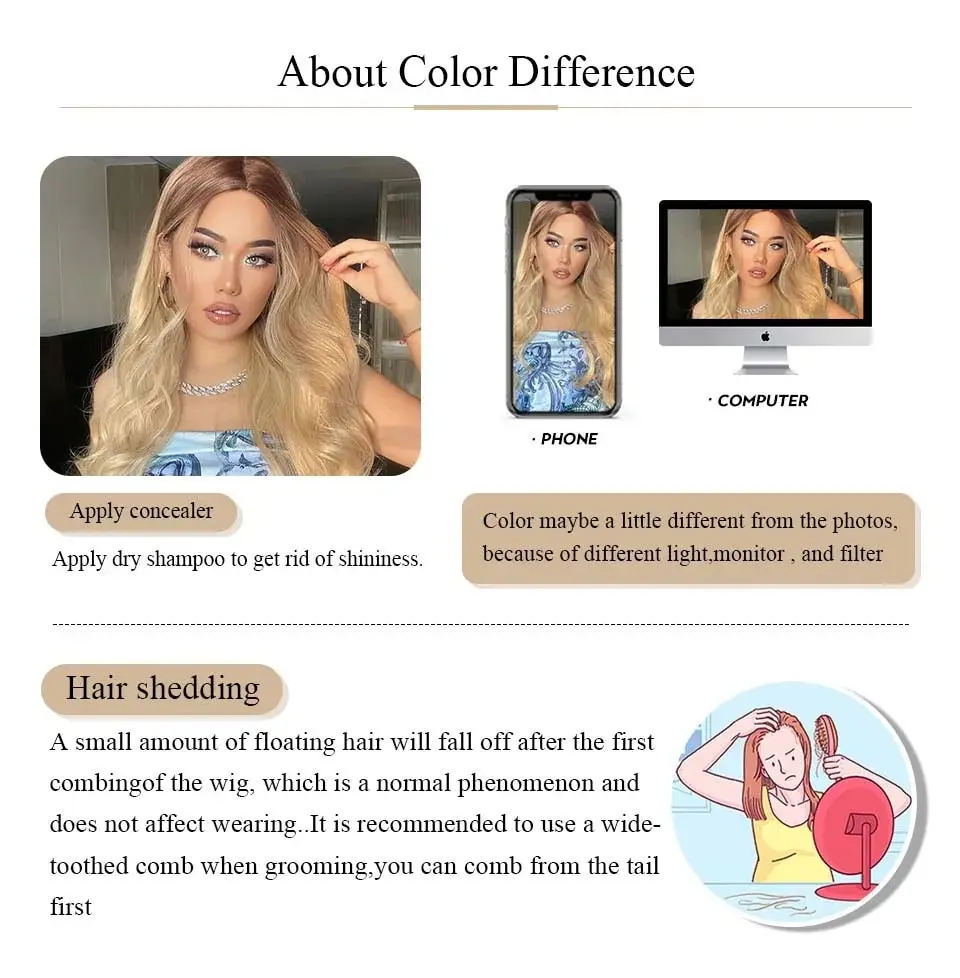 Long Water Wave Synthetic Wig With Bangs For Cosplay And Party_voghion.com