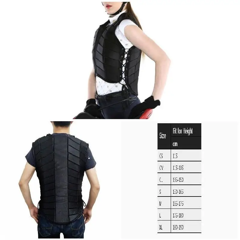 Outdoor Safety Riding Equestrian Body Guard Vest Protectors Gear Kids Adult Rafting Kayak Vest  &T8 3