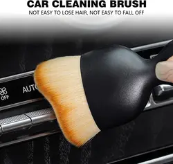1PC Car Interior Cleaning Soft Brush Air Conditioner Air Outlet Dashboard Auto Gap Dust Removal Detailing Tool Brush Accessories
