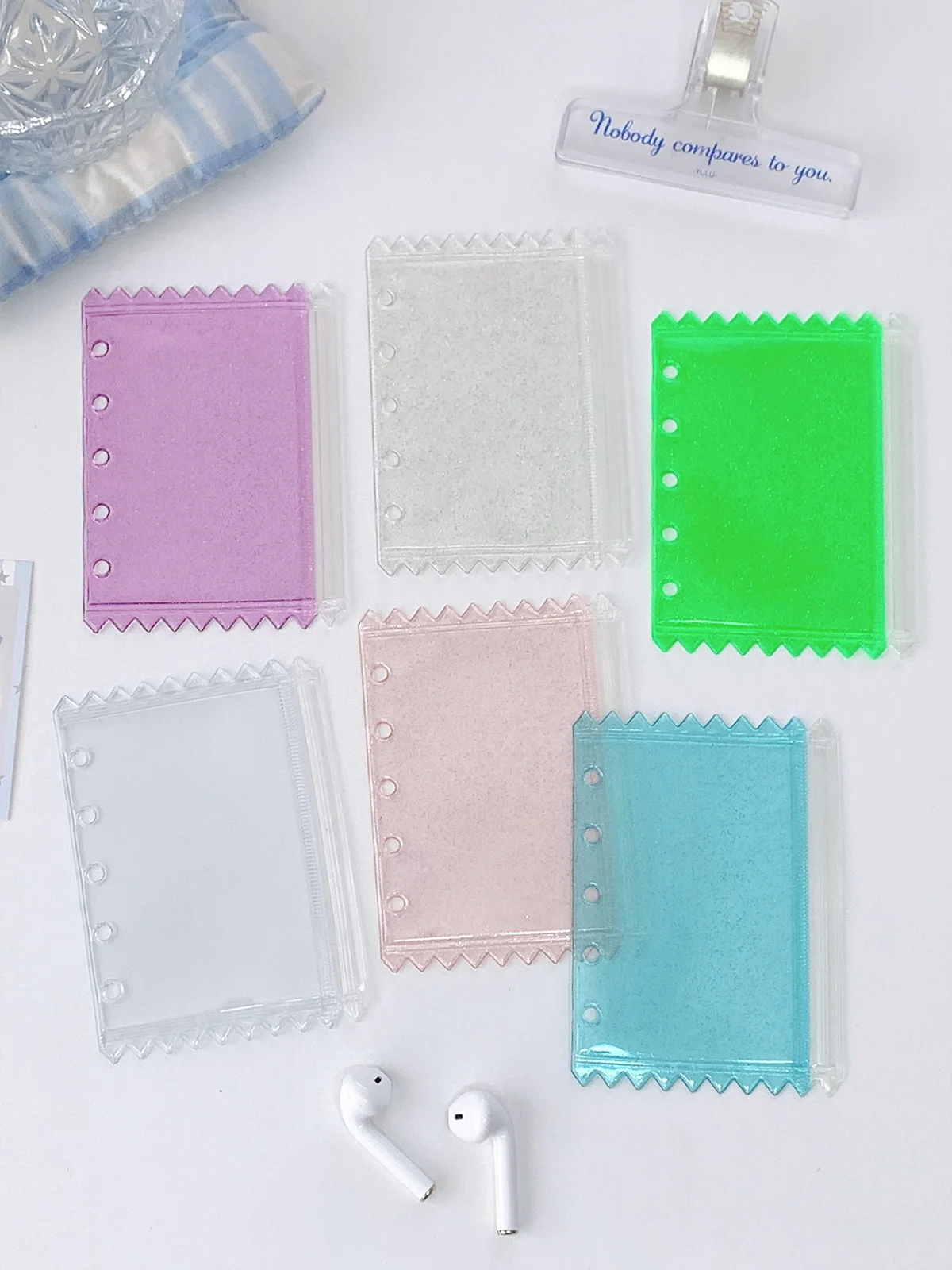 M5 5Holes Candy Colorful Binder Pocket Image 8