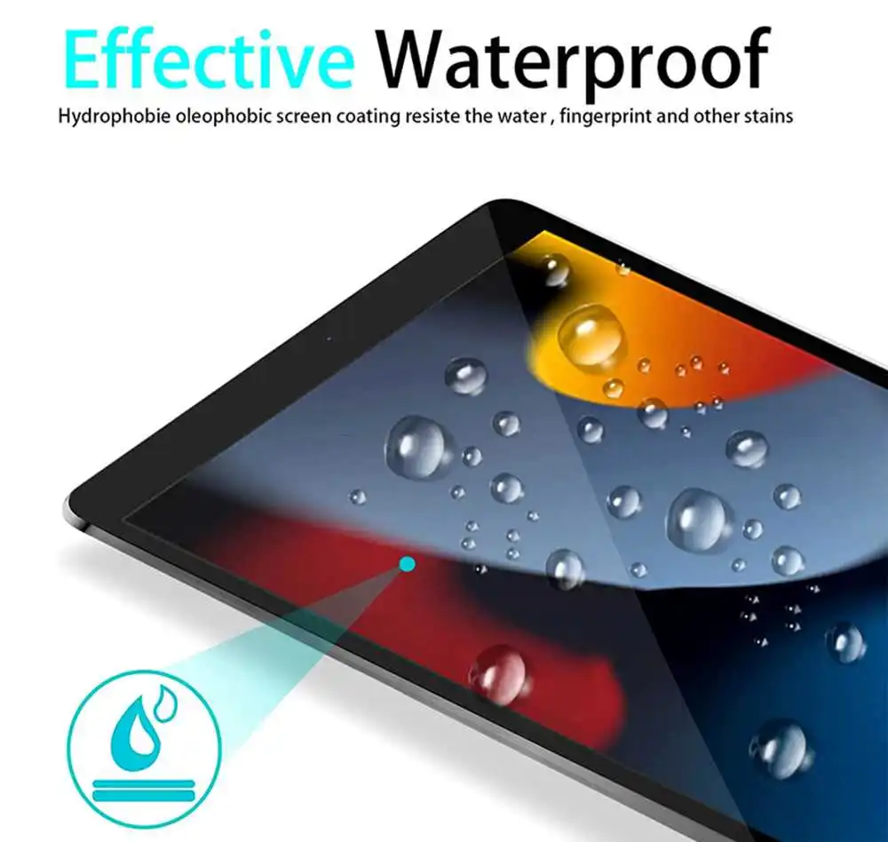 best tablet with keyboard Anti-Scratch Tempered Glass For iPad 10.2 2020 8 8th Generation 2019 7 7th Screen Protector Front Film tablet holder for table