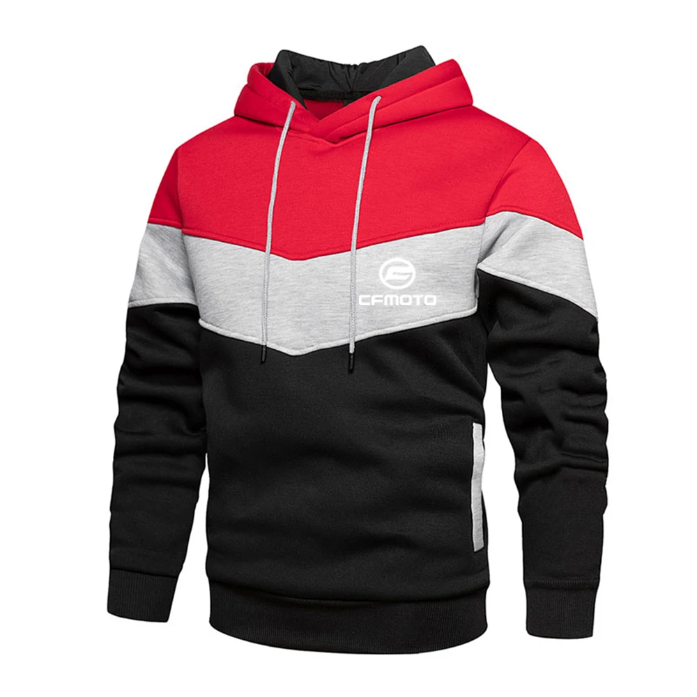 Cfmoto 2023 stitching printing Hoodie Sweatshirts Men Women Pullover Harajuku Men's Hoodie Streetwear Casual Fashion