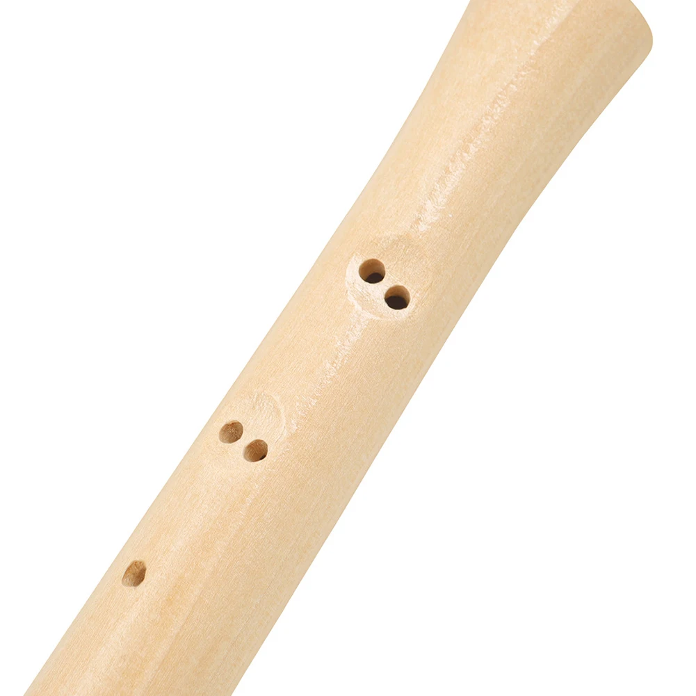 Vertical Flute Treble Recorder Wooden Flute 8-hole Clarinet German-Style Wooden High-Pitched Clarinet Children Students Flute Musical Instruments