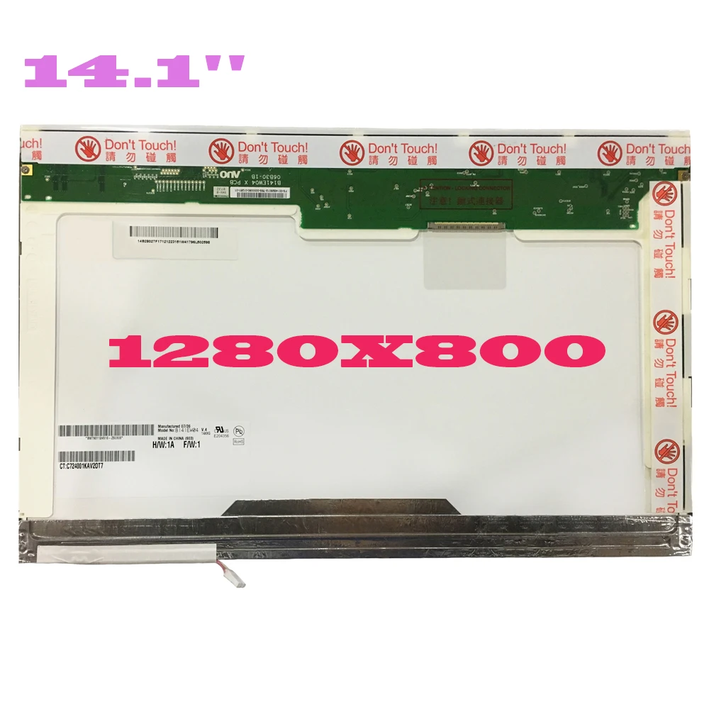 

14.1" LCD Matrix Panel LP141WX3-TLN1 B141EW04 V.4 V.5 LTN141W1-L04 N141I3 LTN141AT02 For HP 540 520 CQ40 Laptop Display Screen