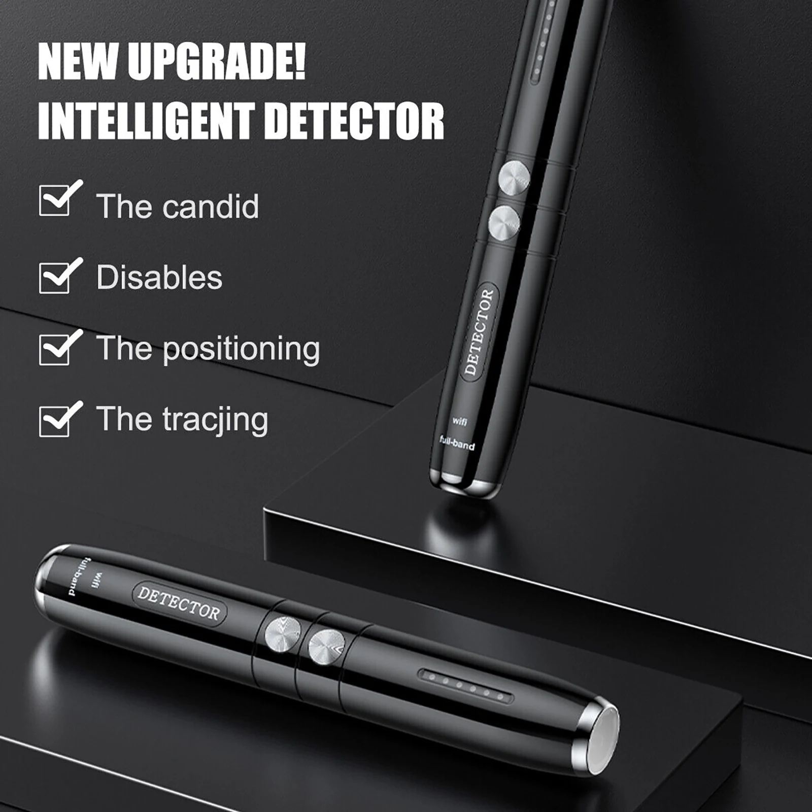 Mini GPS Signal Finder Pen Wireless Anti-SPY Hidden Pinhole Camera Bugs Detector Wiretap GSM/GPS Locator Blocker 4
