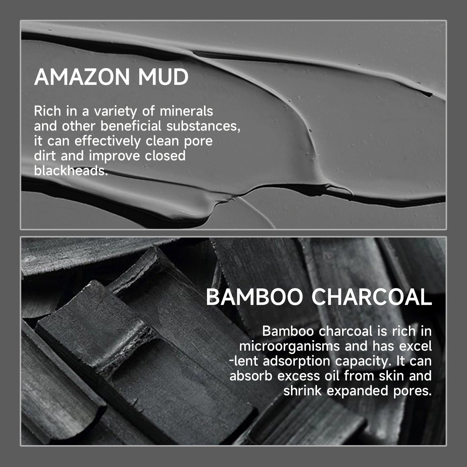 Explosive Charcoal Removal Blackhead Stick, Whitehead Grease Scrub Stick Gently Cleanses, Deeply Cleanses Hydrates Shrinks Pores 5