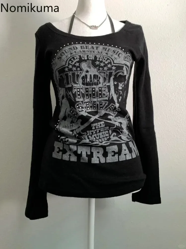 Y2K Harajuku T-Shirt – Japanese Patchwork